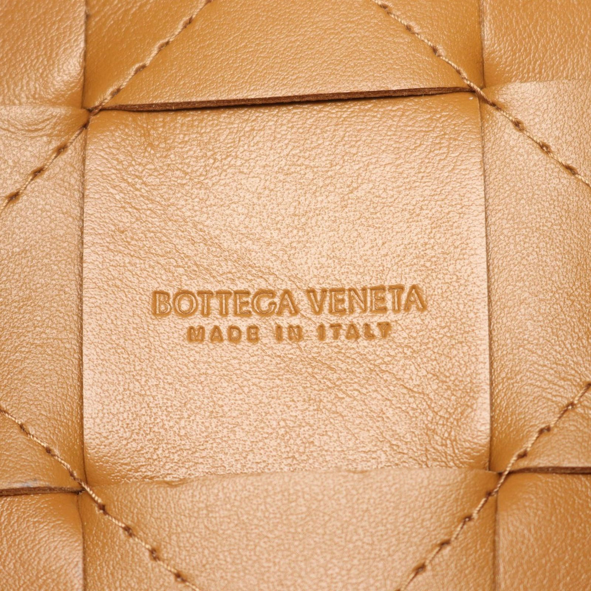 Bottega Veneta Shoulder Bag Small Cassette Camel Leather — view 4