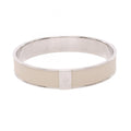 Hermes Bangle Stainless Steel Leather Bracelet