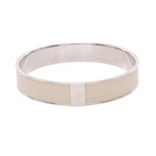 Hermes Bangle Stainless Steel Leather Bracelet