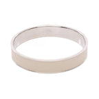 Hermes Bangle Stainless Steel Leather Bracelet — view 2