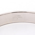 Hermes Bangle Stainless Steel Leather Bracelet — view 3