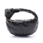Bottega Veneta Mini Jodie Black Leather Shoulder
