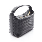 Bottega Veneta Handbag Mini Wallace Black Leather — view 2