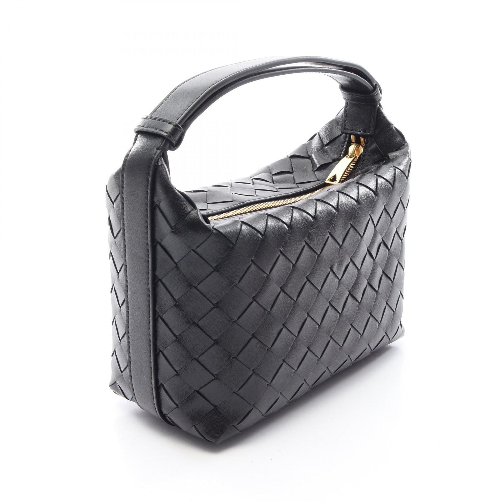 Bottega Veneta Handbag Mini Wallace Black Leather — view 2