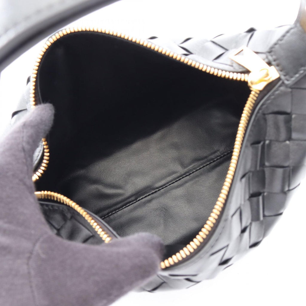 Bottega Veneta Handbag Mini Wallace Black Leather — view 3