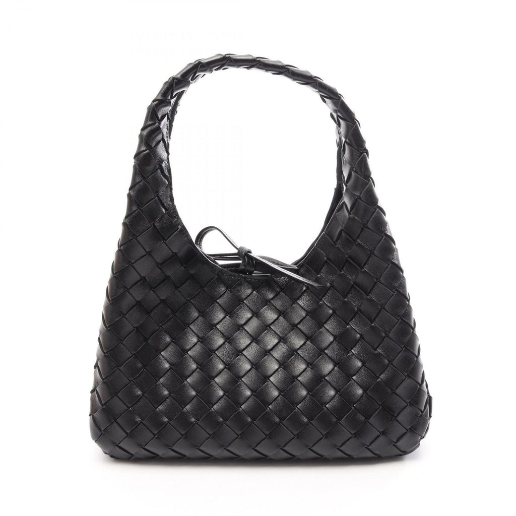 Bottega Veneta Small Campana Black Leather Shoulder