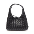 Bottega Veneta Small Campana Black Leather Shoulder
