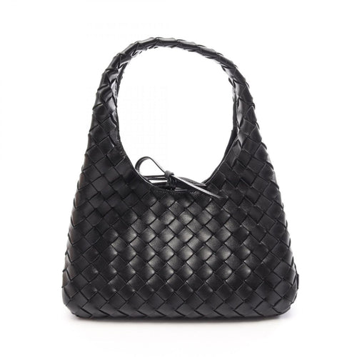 Bottega Veneta Small Campana Black Leather Shoulder
