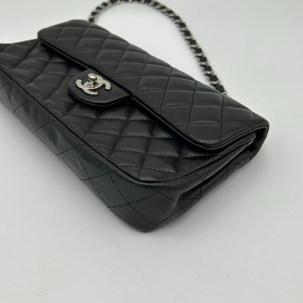 Chanel Quilted Lambskin Leather Shoulder — view 8