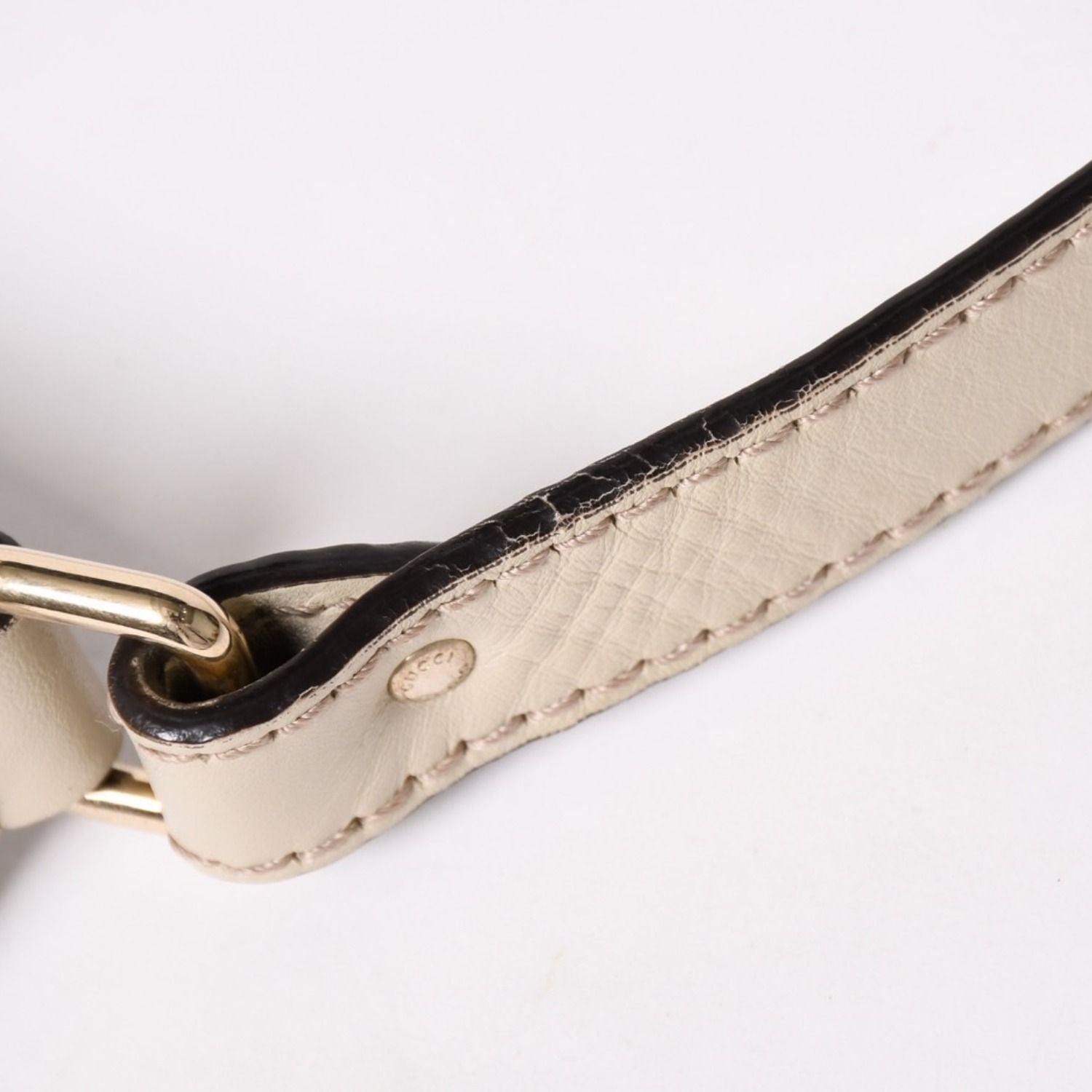 Gucci GG Canvas Sukey Shoulder Bag Brown Gold — view 4