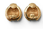 Dior Earrings Vintage Rhinestone Ladybird Red Gold — view 4