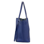 Celine Tote Cabas Phantom Small with Belt Navy Leather — view 4