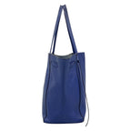 Celine Tote Cabas Phantom Small with Belt Navy Leather — view 2