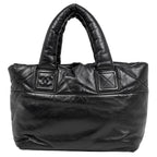 Chanel Coco Cocoon Tote Leather Black — view 3