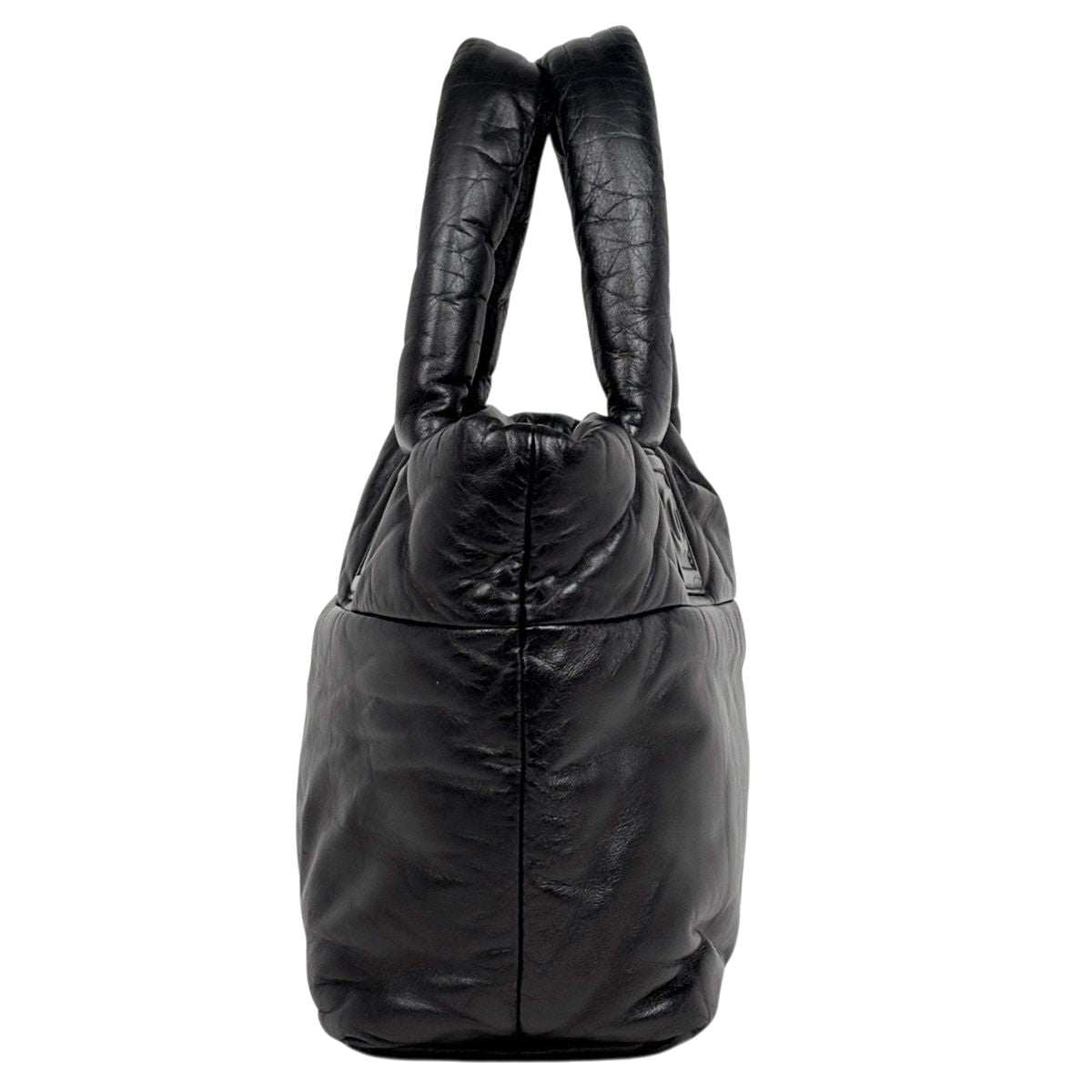 Chanel Coco Cocoon Tote Leather Black — view 2