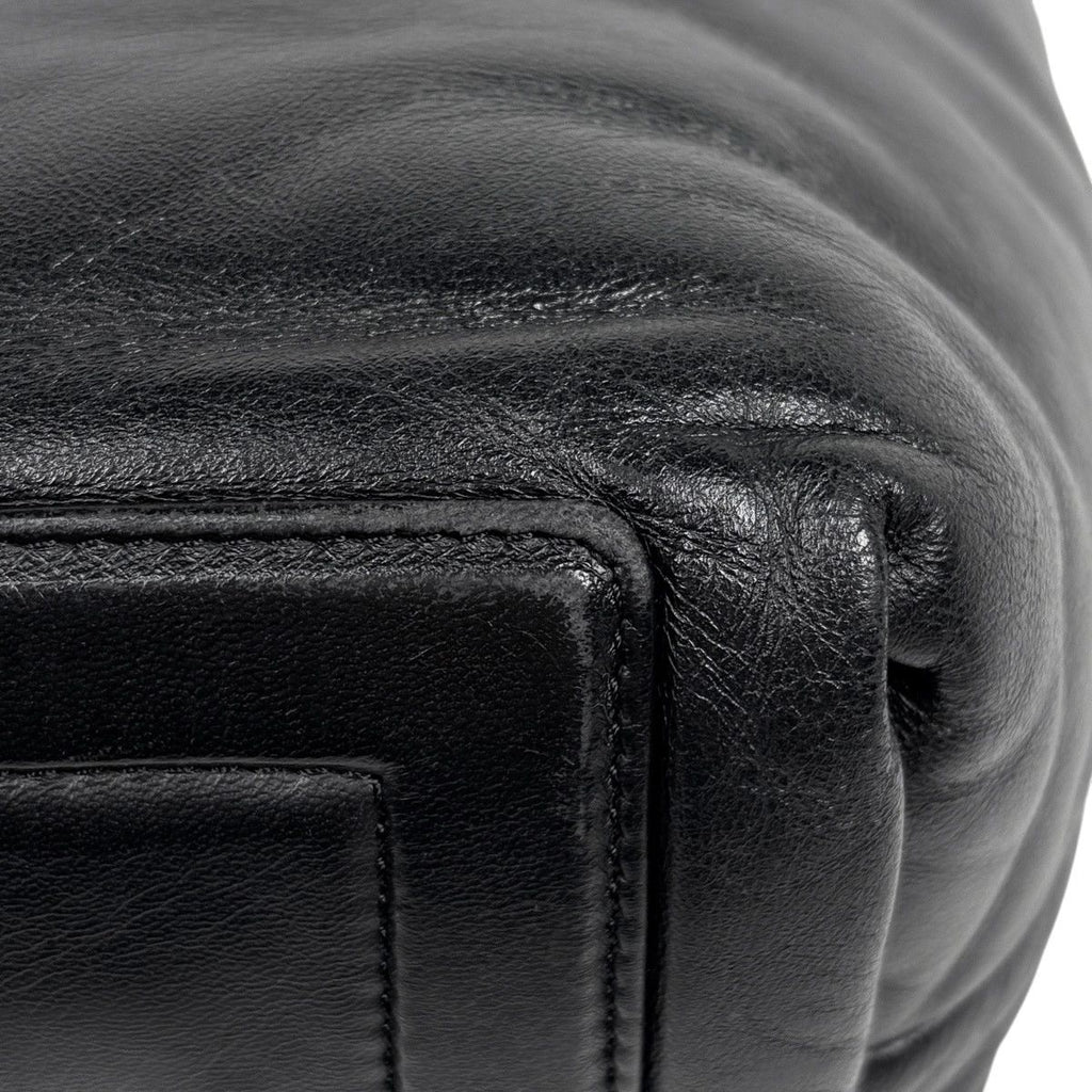 Chanel Coco Cocoon Tote Leather Black — view 6