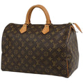 Louis Vuitton Speedy 35 Handbag Monogram Brown