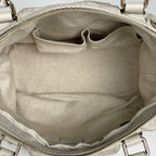 Gucci Guccissima Ski Handbag Signature 2-Way Shimarais the Ivory — view 8