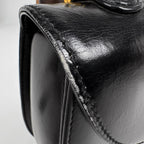 Gucci Bamboo Handbag Vintage Leather Black — view 7