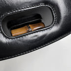 Gucci Bamboo Handbag Vintage Leather Black — view 6