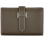 Hermes Bearn Mini Card Case Veau Epsom Etoupe