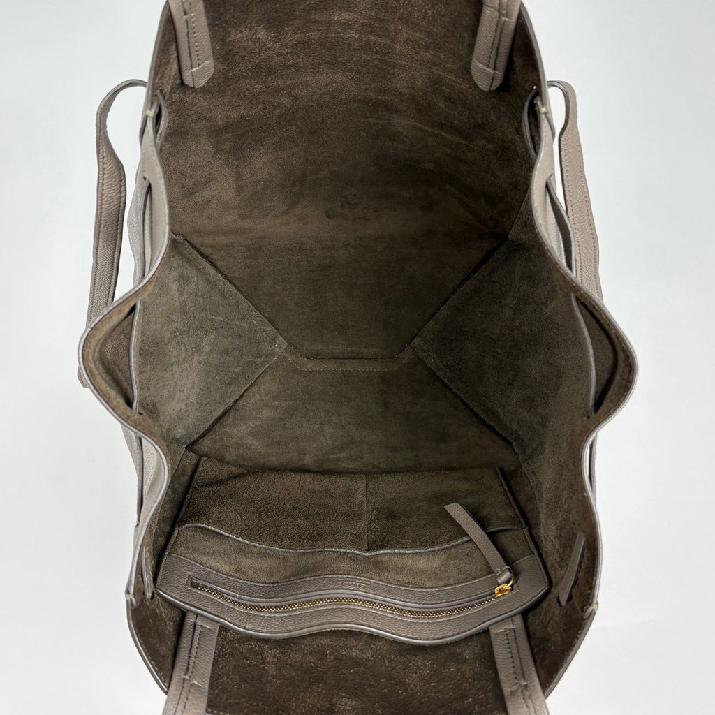 Celine Cabas Phantom Small Tote Leather Gray — view 9