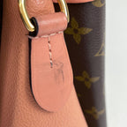 Louis Vuitton Soufflot NV BB 2-Way Handbag Monogram Brown Peche — view 4