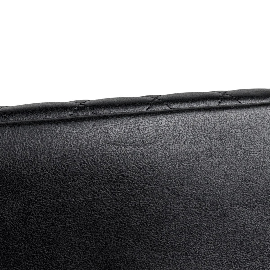 Chanel Cambon Line Large Tote CC Logo Shoulder Bag Leather Black — view 6