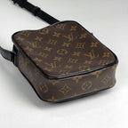Louis Vuitton Christopher Wearable Wallet Shoulder Bag Monogram Macassar Brown — view 2