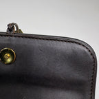 Louis Vuitton Gazelle Calf Hair Shoulder Bag Damier Sauvage Brown — view 9