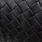 Bottega Veneta Intrecciato Shoulder Bag Hobo Leather Black — view 9