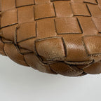 Bottega Veneta Intrecciato Shoulder Bag Hobo Leather Brown — view 3