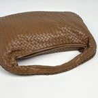 Bottega Veneta Intrecciato Shoulder Bag Hobo Leather Brown — view 8