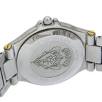 Gucci Stainless Steel Gold Plated Silver Kuo Analog Display Gray Dial Watch — view 6
