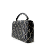 Chanel Handbag Stitch CC Logo Lambskin Bag Black — view 2