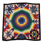 Hermes Shawl Carre 140 Geant American Quilts Cashmere Silk Scarf
