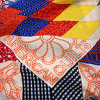 Hermes Shawl Carre 140 Geant American Quilts Cashmere Silk Scarf — view 3