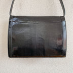 Saint Laurent Shoulder Bag Crossbody Black Leather — view 2