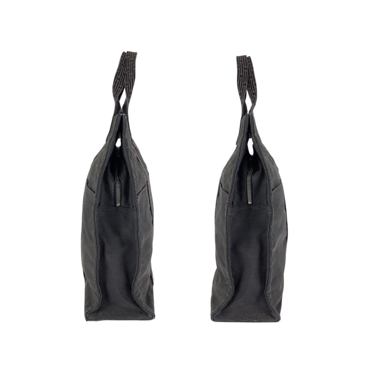 Hermes Her Line MM Gray Silver Polyamide Polyester Tote — view 8