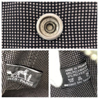 Hermes Her Line MM Gray Silver Polyamide Polyester Tote — view 4