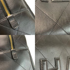 Chanel Logo Bowla Stitch Calfskin Black Boston — view 7