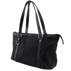 Gucci GG Nylon Canvas Black Tote — view 2
