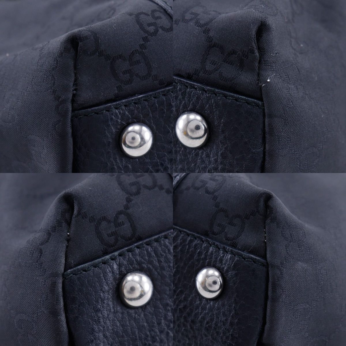 Gucci GG Nylon Canvas Black Tote — view 4