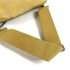 Chanel Shoulder Bag Cylindrical CC Logo Nylon Canvas Yellow — view 4