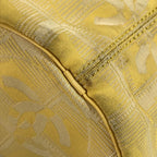Chanel Shoulder Bag Cylindrical CC Logo Nylon Canvas Yellow — view 2