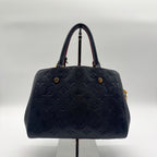 Louis Vuitton Large 2-Way Shoulder Bag Empreinte Montaigne Monogram Leather Navy — view 2