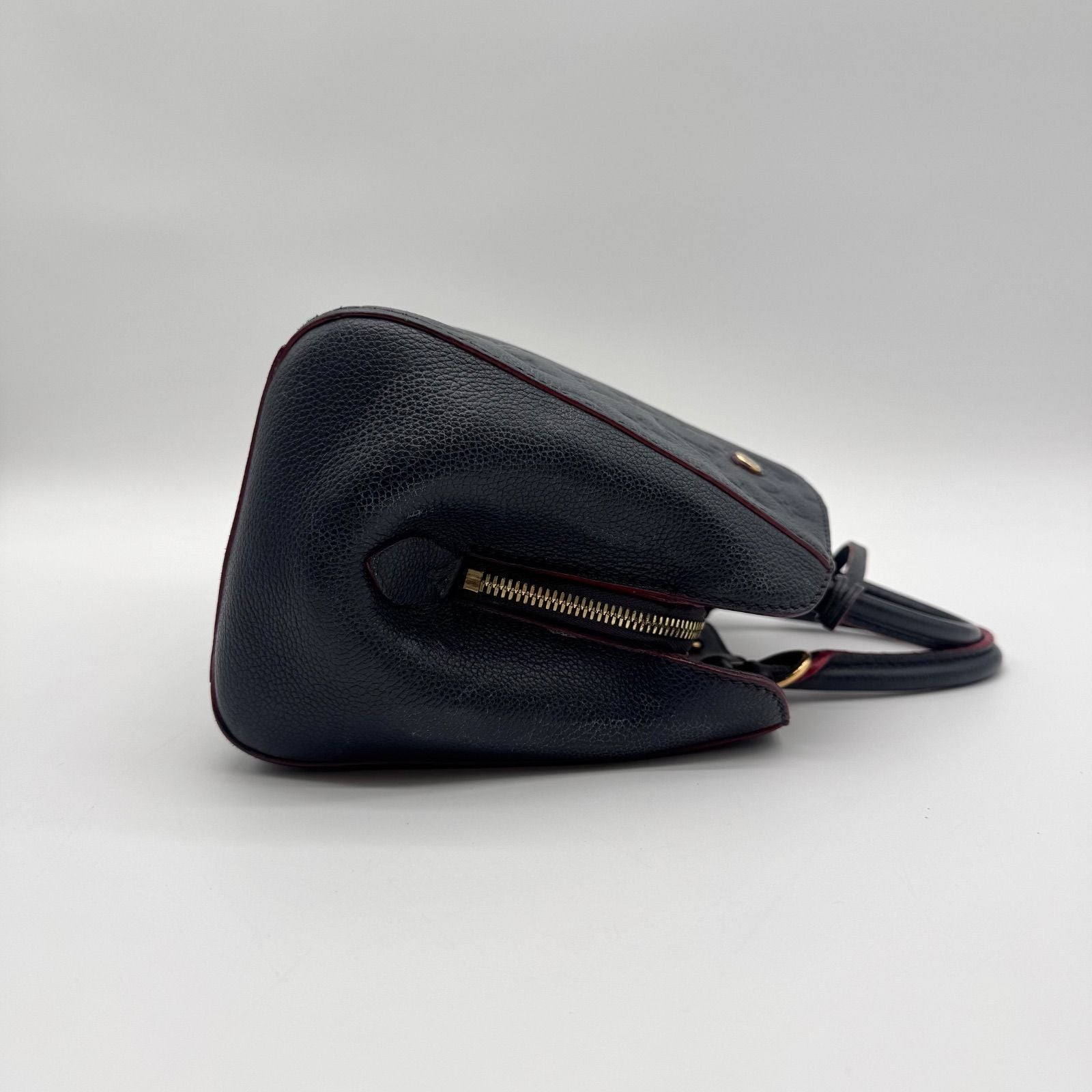 Louis Vuitton Large 2-Way Shoulder Bag Empreinte Montaigne Monogram Leather Navy — view 3
