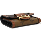 Louis Vuitton Portefeuille Dauphine Compact Trifold Wallet Monogram Reverse — view 5