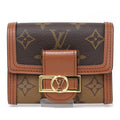 Louis Vuitton Portefeuille Dauphine Compact Trifold Wallet Monogram Reverse