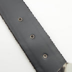 Chanel Tweed Logo Square Buckle Belt Black — view 6